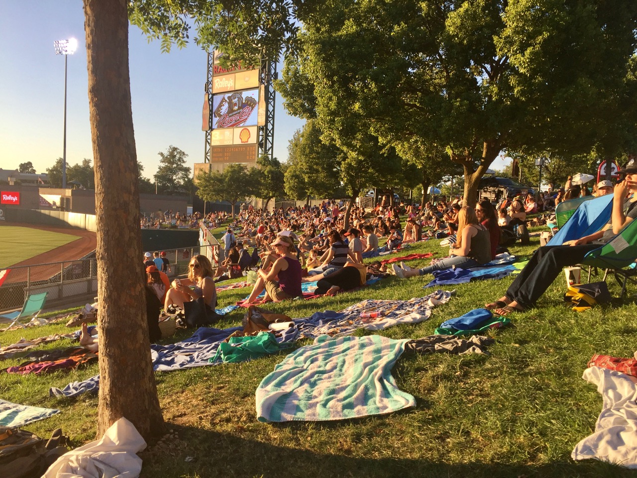 Home Run Hill at Raley Field