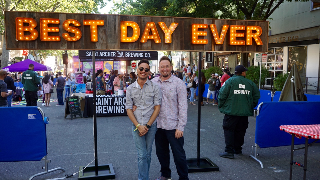 Anthony & Matt at The Block Party