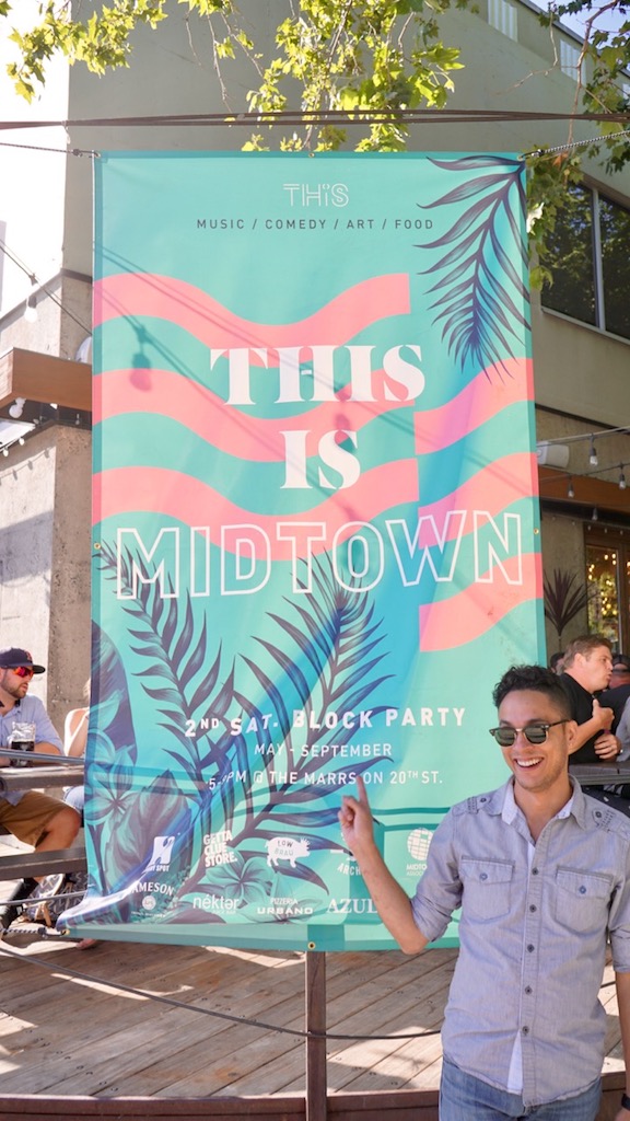 2nd Saturday Block Party Banner