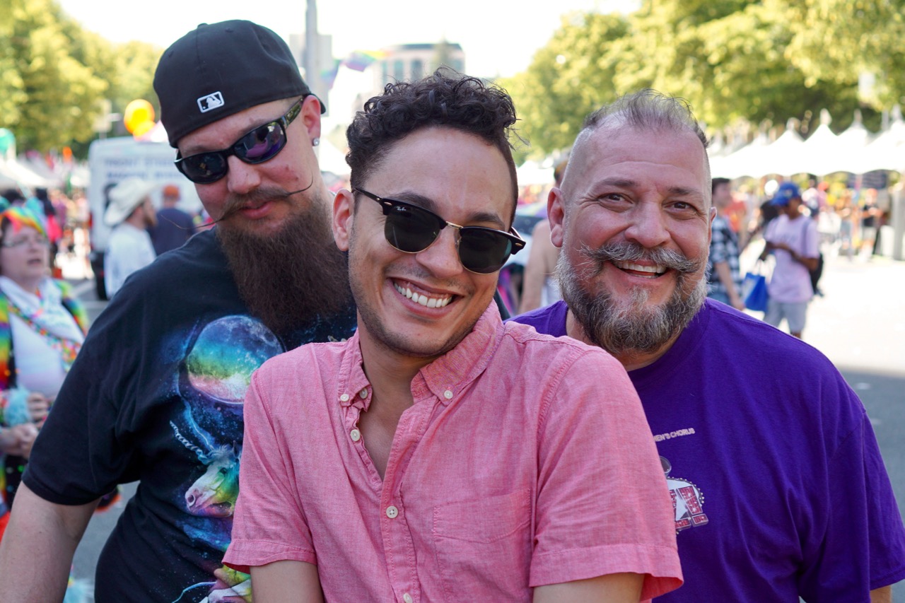 Friends at Sacramento Pride 2017