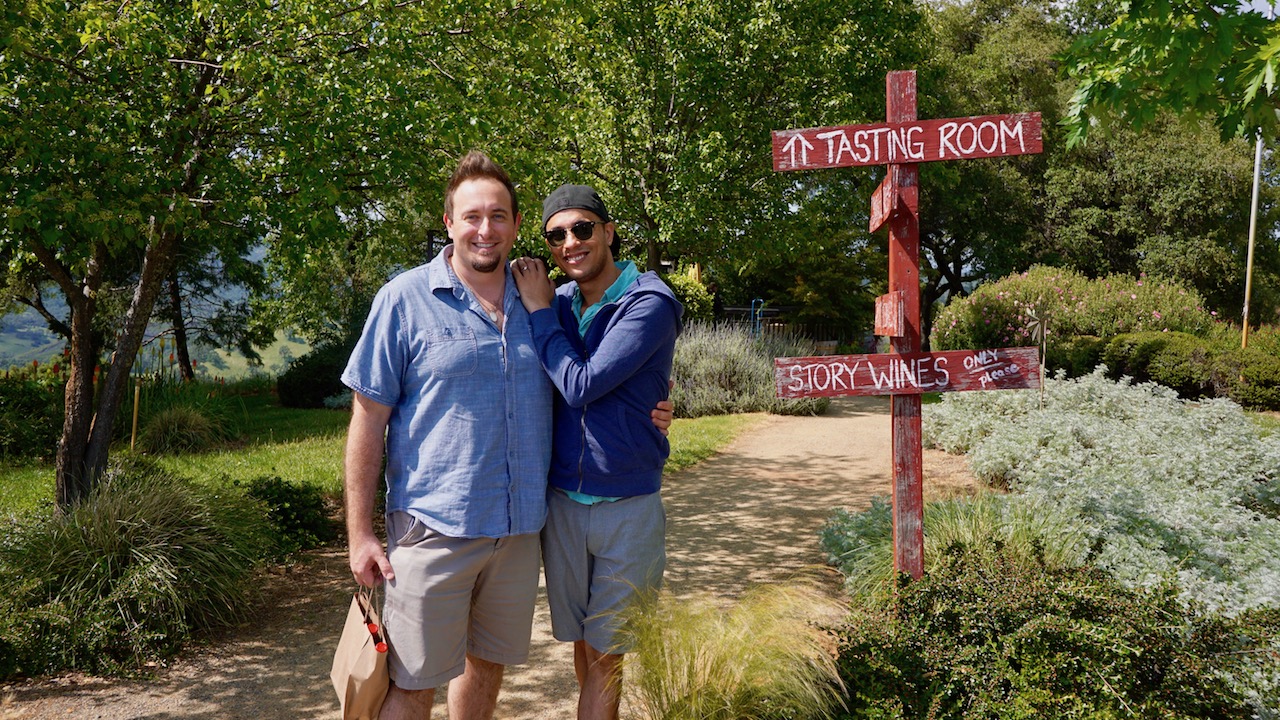 Matt & Anthony at Story Vineyards